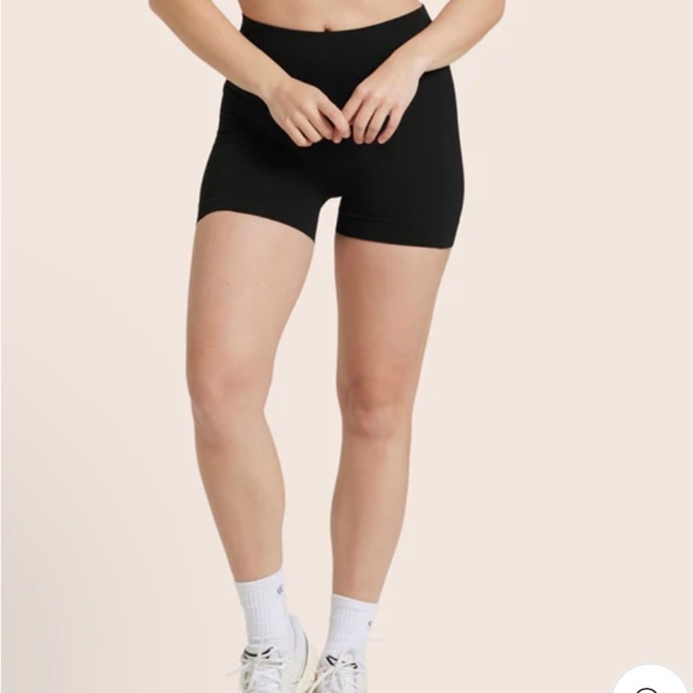 SET Active BUNDLE Women's Black and Maroon Bike Shorts - Picture 2 of 6
